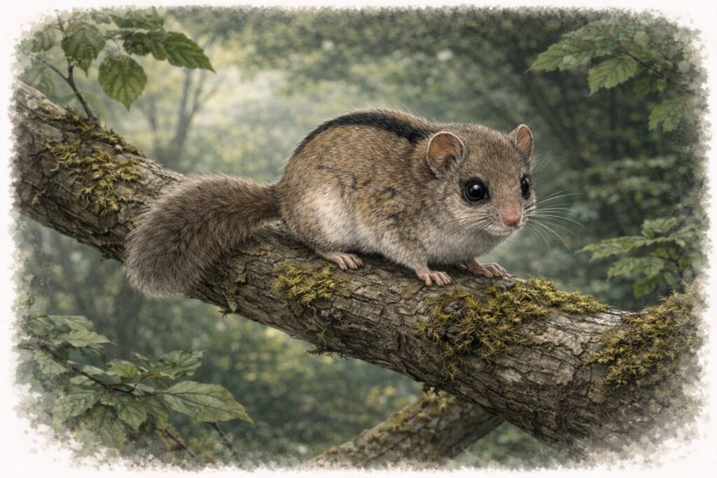 ヤマネイラスト